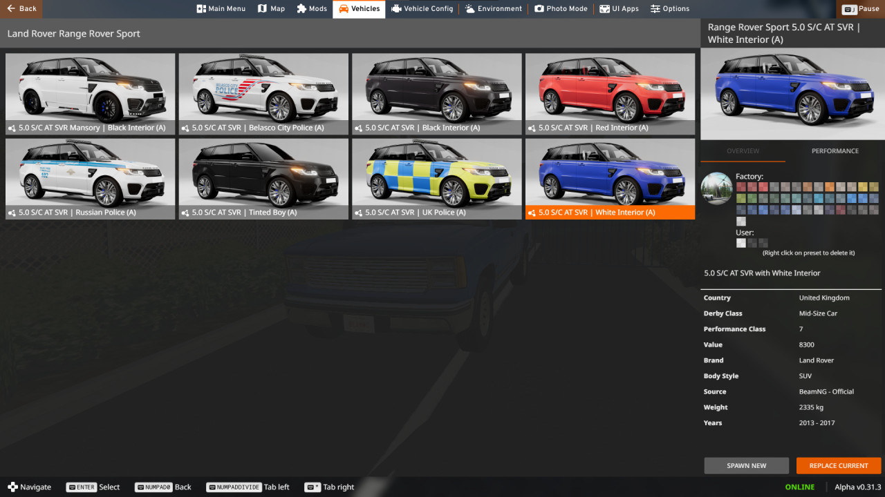 Range Rover sport